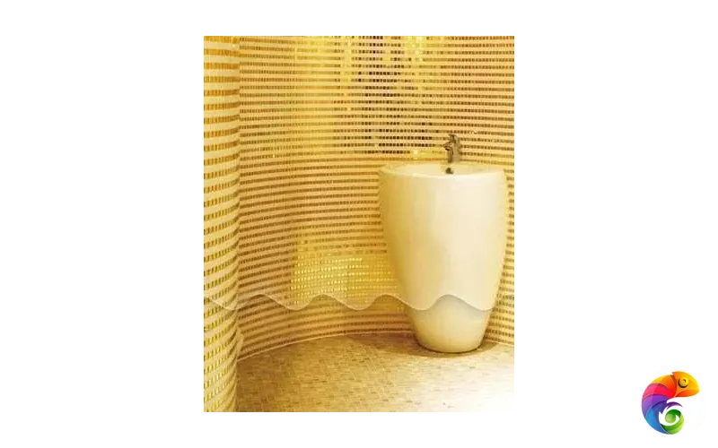 JNJ Стеклянная мозаика 2x2 с авантюрином GC92 сетка 327x327