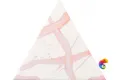 Керамическая плитка Petracers Triangolo Splash Rosa Su Bianco 17x17