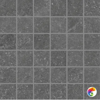 Керамогранит Provenza Salt Stone Mosaico Black Iron Rett 30x30cm 9.5mm