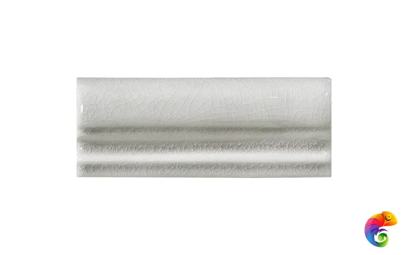 Бордюр Ceramiche Grazia Essenze Bordura Lineare Argento Craquele 5x13