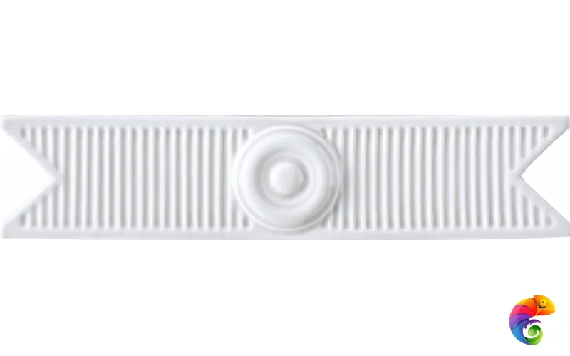 Бордюр Ceramiche Grazia New Classic Urbe Bianco 5,5x26