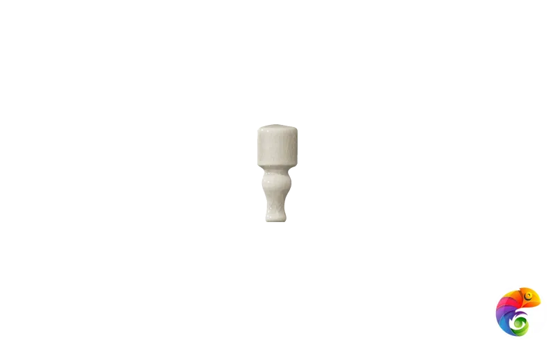Бордюр Ceramiche Grazia Maison Angolo Finale Argent Craquele 2x6,5