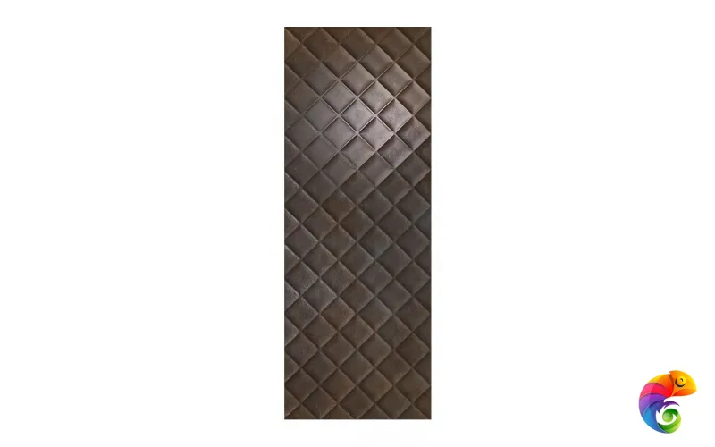 Керамическая плитка Love Ceramic Metallic Chess Carbon Rett 45x120