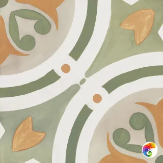 Harmony Керамическая плитка Amber Green SP 22.3x22.3 матовая