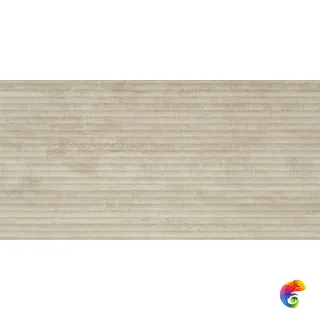 Refin Керамогранит Reliefs Prestigio Travertino Dorico Beige R 60x120