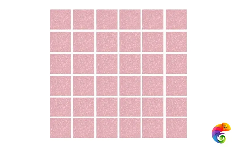 Rose Mosaic Стеклянная мозаика 1x1 A85(2) сетка 318х318