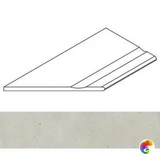 Italon Бордюр из керамогранита Avantgarde Pure Bordo 30x120 Svasato Round Sx