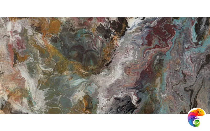 Керамогранит Apavisa Fluid Multicolor Polished 119,3x260