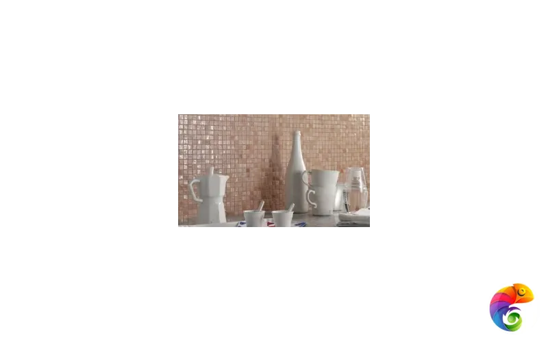 JNJ Стеклянная мозаика 1x1 B59 сетка 318х318