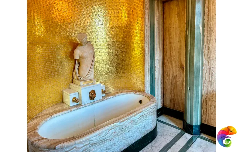 Мозаика из золота Trend Gold Veneziano,  24 карата, кракле, состаренное, размер чипа 20x20x10мм