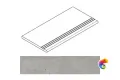 Italon Керамогранит Avantgarde x2 Silver Gradino Round Grip 30x120 Sx