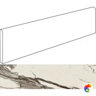 Italon Плинтус из керамогранита Avantgarde Calacatta Warm 7,2x80 Battiscopa Cer