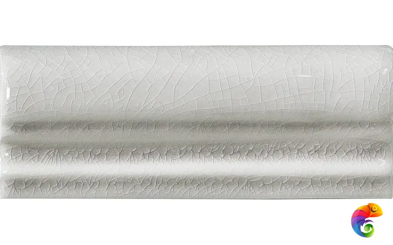 Бордюр Ceramiche Grazia Essenze Bordura Lineare Argento Craquele 5x13
