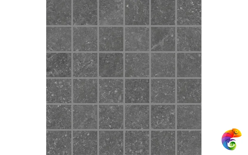 Керамогранит Provenza Salt Stone Mosaico Black Iron Rett 30x30cm 9.5mm