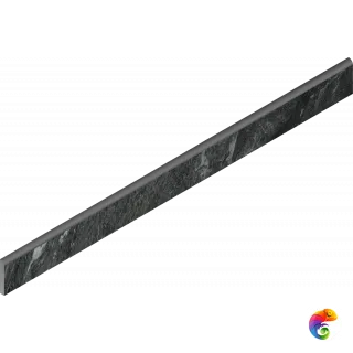 Italon Керамогранитный плинтус Skyfall Battiscopa Nero Smeraldo 7,2x80 Nat Ret