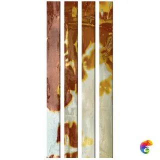 Стеклянный профиль Sicis You Glass  Mahogany 26,2 x 300 x 6 мм
