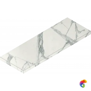 Charme Deluxe Scalino Ang. SX Invisible 33х80 Nat