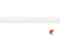 Бордюр Ceramiche Grazia Essenze Listello P. Bianco Craquele 2,5x26