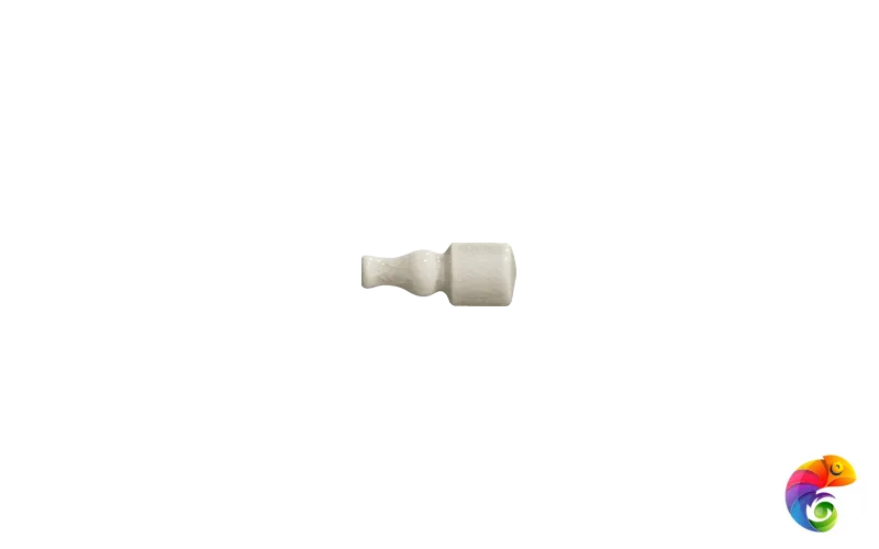 Бордюр Ceramiche Grazia Maison Angolo Finale Argent Craquele 2x6,5