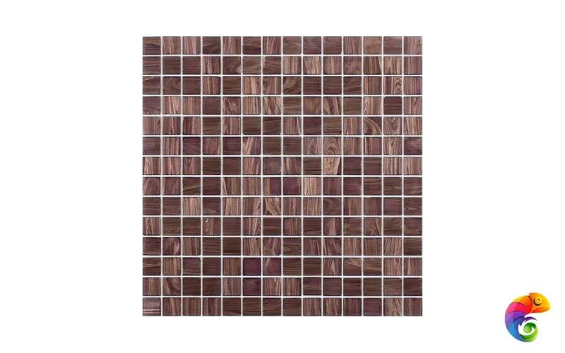 Rose Mosaic Стеклянная мозаика 2x2 G43(5) сетка 322x322