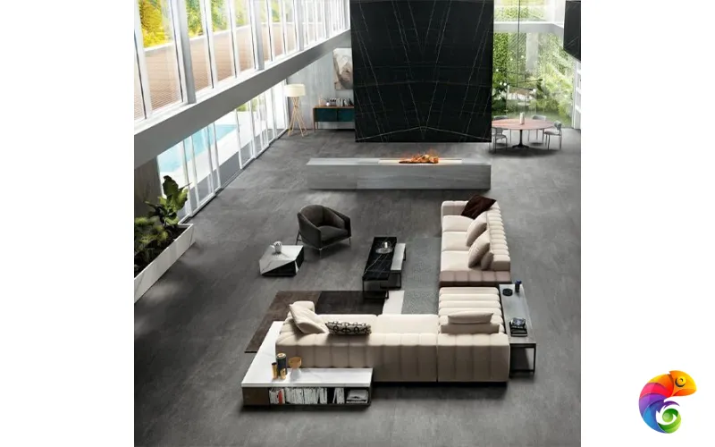 Керамогранит Infinity Concrete Concrete Black Matte 160x320x6