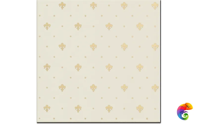Керамическая плитка Petrachers Grand Elegance Gold Giglio Oro Su Panna Luc 20x20