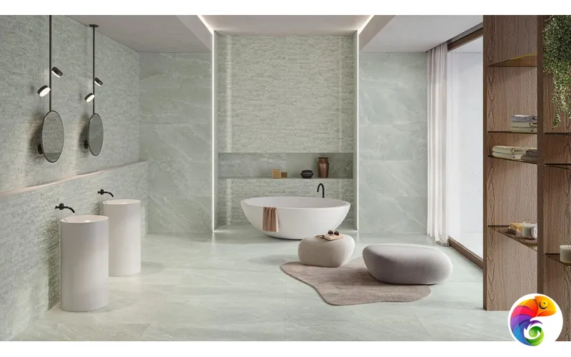 Керамогранит Provenza Salt Stone Green Emerald Rett 60x60cm 9.5mm