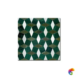 Каменная мозаика Sicis SiciStone Jalisco Green 53,4x55,5