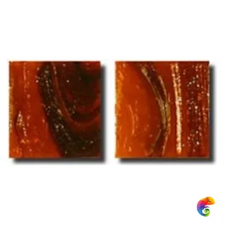 JNJ Стеклянная мозаика 2x2 с авантюрином GC91 сетка 327x327