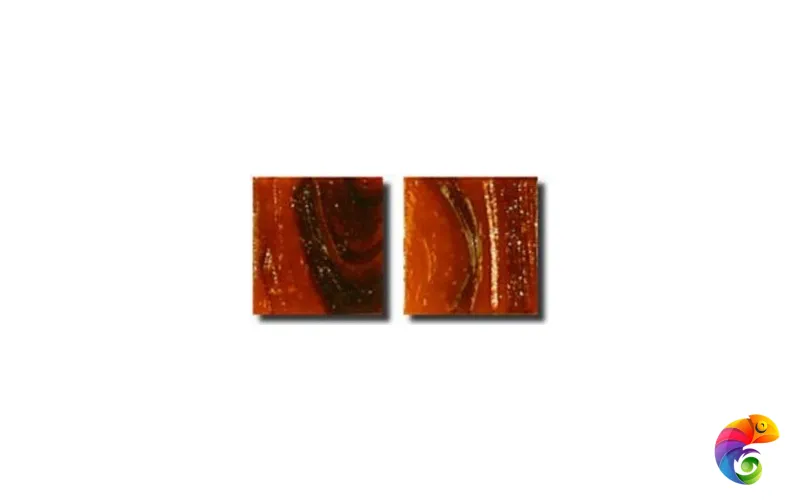 JNJ Стеклянная мозаика 2x2 с авантюрином GC91 сетка 327x327 тон 2