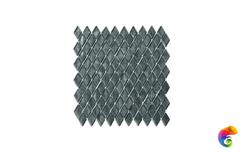 Мозаика Sicis Diamond Palladium 25.9x26.6 см, Gloss,  толщина 4 мм