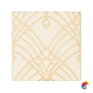 Керамическая плитка Petracers Grand Elegance Rubino Deco Avorio Oro Cromo 20X20