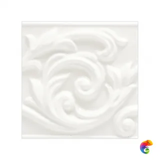 Керамическая плитка Ceramiche Grazia Essenze Voluta Bianco Craquele 13x13