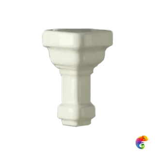 Вставка Ceramiche Grazia Essenze Angolo Esterno Capitello Felce 3x7,5