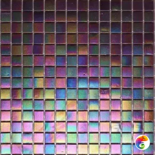 Rose Mosaic Стеклянная мозаика 1x1 WA45 сетка 318х318 (2,02м2/кор=20шт)
