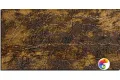 Стеклянная плитка Sicis Vetrite Dragon Jurassic Brown 120x280