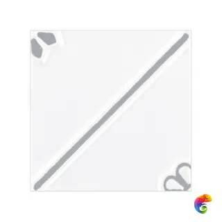 Керамическая плитка Ceramiche Grazia Formelle Anversa Rigo Argento 13x13