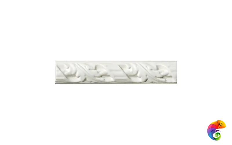 Бордюр Ceramiche Grazia Amarcord Fregio M Bianco Matt 4x20