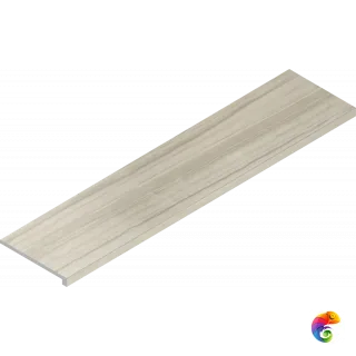 Italon Керамогранитная ступень Charme Advance Scalino Ang. DX Silk 33x120
