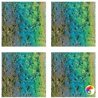 JNJ Стеклянная мозаика 2x2 NA75 сетка 327x327 тон 1