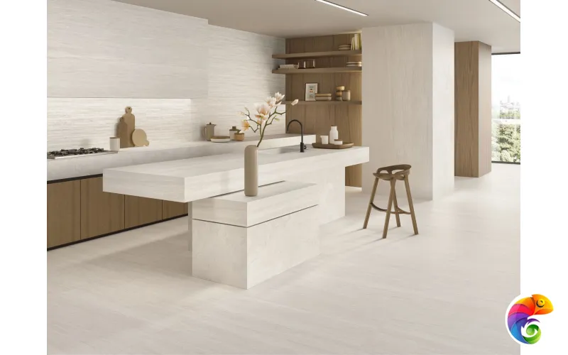 Ergon Керамогранит Portland Stone Cross Cut Talc 60x120х0,9 Bocciardato