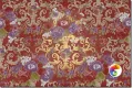 Керамическая плитка Petrachers Primavera Romana Fioritura Oro Su Rosso Luc 65x97,7