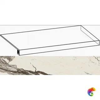 Italon Керамогранит Avantgarde Calacatta Warm Scalino 160 Ang.Dx