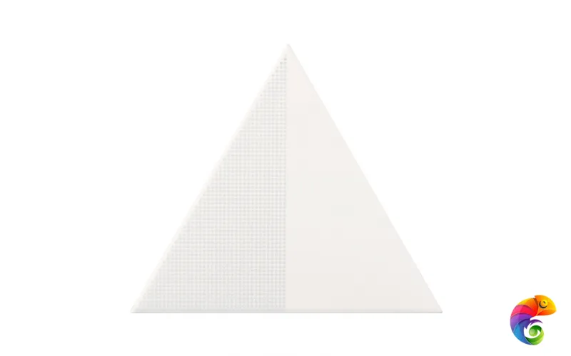 Керамическая плитка Petracers Triangolo Cristalli Bianco 17x17