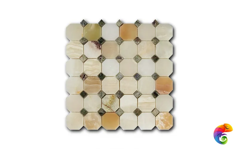 Мозаика ART NATURA Octagon Pattern MM Octagon-Verde+Rain 30,5x30,5