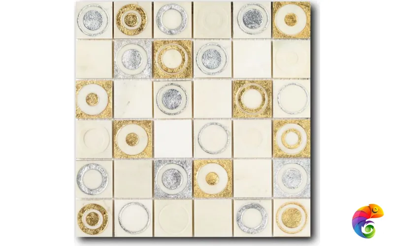 Мозаика ART NATURA из натурального камня 48x48 Equilibrio 006A 300x300