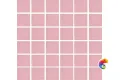 Rose Mosaic Стеклянная мозаика 1x1 A85(2) сетка 318х318
