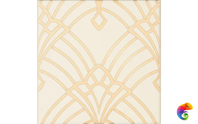 Керамическая плитка Petracers Grand Elegance Rubino Deco Avorio Oro Cromo 20X20