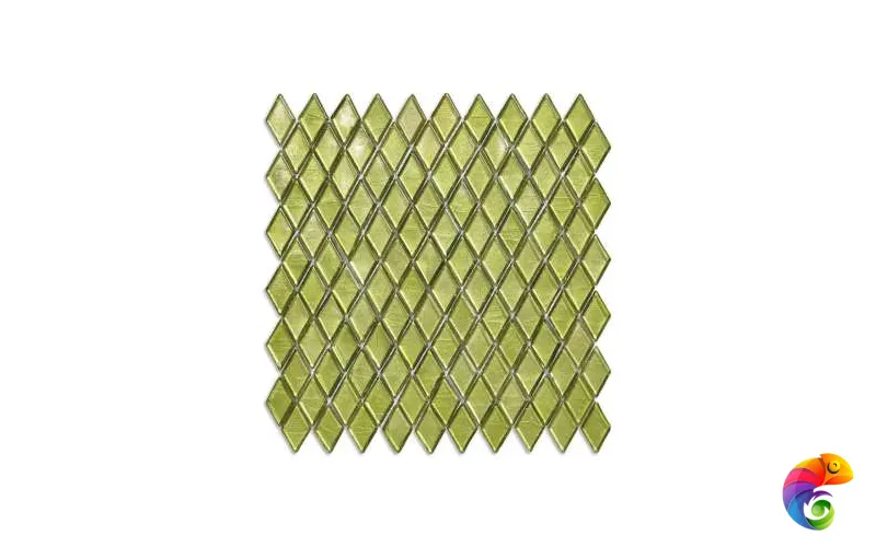 Мозаика Sicis Diamond Olivina 25.9x26.6 см, Gloss,  толщина 4 мм