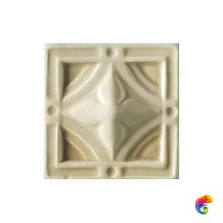 Вставка Ceramiche Grazia Essenze Neoclassico Tozzetto Gelsomino 6x6